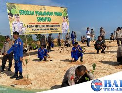 Polres Basel Kembali Reboisasi Hutan Pasca Tambang