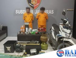 Dua Pelaku Pencurian Spesialis Proyek Dibekuk Tim Jatanras Polda Babel