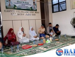 Pj Wali Kota Lusje Silahturahmi dan Halal Bihalal Bersama Warga Kelurahan Opas Indah