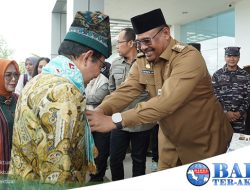 Pj Gubernur Safrizal Sambut Menteri PDTT Rebuplik Indonesia Abdul Halim Iskandar