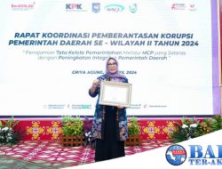 Pemkot Pangkalpinang Terima Penghargaan dari KPK, Pemda dengan Peningkatan Nilai MPC Tertinggi Wilayah II