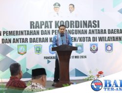 Rakor Pembangunan Daerah, Pj Sekda Fery: Perlu Adanya Sinergitas Antara Pemprov Babel Bersama Kabupaten/Kota