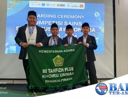 Tim Robotik Babel Raih Special Award di Kompetisi Sains Siswa