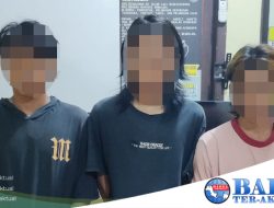 Asyik Mandi, 3 Pemuda Ini Diringkus Polisi karena Sabu 5,56 Gram