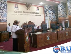 Pj Walikota Lusje Sampaikan Raperda Pertanggung Jawaban APBD Tahun Anggaran 2023