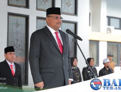 Pj Gubernur Safrizal Pimpin Upacara Peringatan Hari Lahir Pancasila di Kantor Bupati Belitung