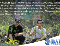 Perkuat Ekosistem Pesisir, ICDX Peringati Ulang Tahun ke-15 Dengan Tanam 15.000 Pohon Mangrove di Bangka