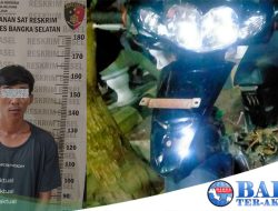 Polres Bangka Selatan Ringkus Pelaku Curanmor di Hutan Kolong Kasong Toboali