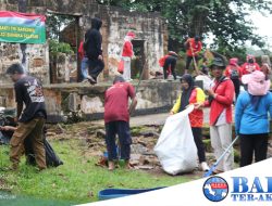 Kodim 0432 Basel Laksanakan Karya Bhakti di Situs Wisata Sejarah Benteng Toboali