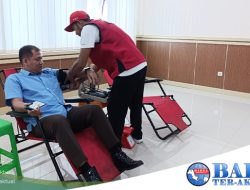 Momentum HBA ke 64 dan IAD ke XXIVKejari Bangka Selatan Gelar Donor Darah