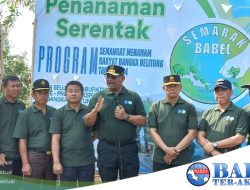 Luncurkan Gerakan Semarak Babel, Pj Gubernur Safrizal Ajak Forkopimda dan Instansi Tanam Ribuan Pohon