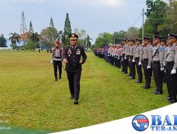 Polres Bangka Tengah Gelar Upacara HUT Bhayangkara ke 78