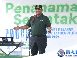 Semarak Babel, Pj Gubernur Safrizal Targetkan Tanam 1 Juta Pohon dalam 6 Bulan