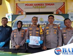 Tertibkan Tambang Illegal, Polres Bangka Tengah Ringkus 14 Tersangka