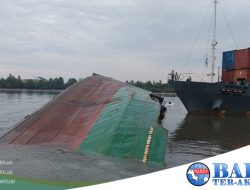 KM LAN Belum Dievakuasi, Jalur Keluar Masuk Kapal di Pelabuhan Pangkalbalam Berpotensi Terganggu